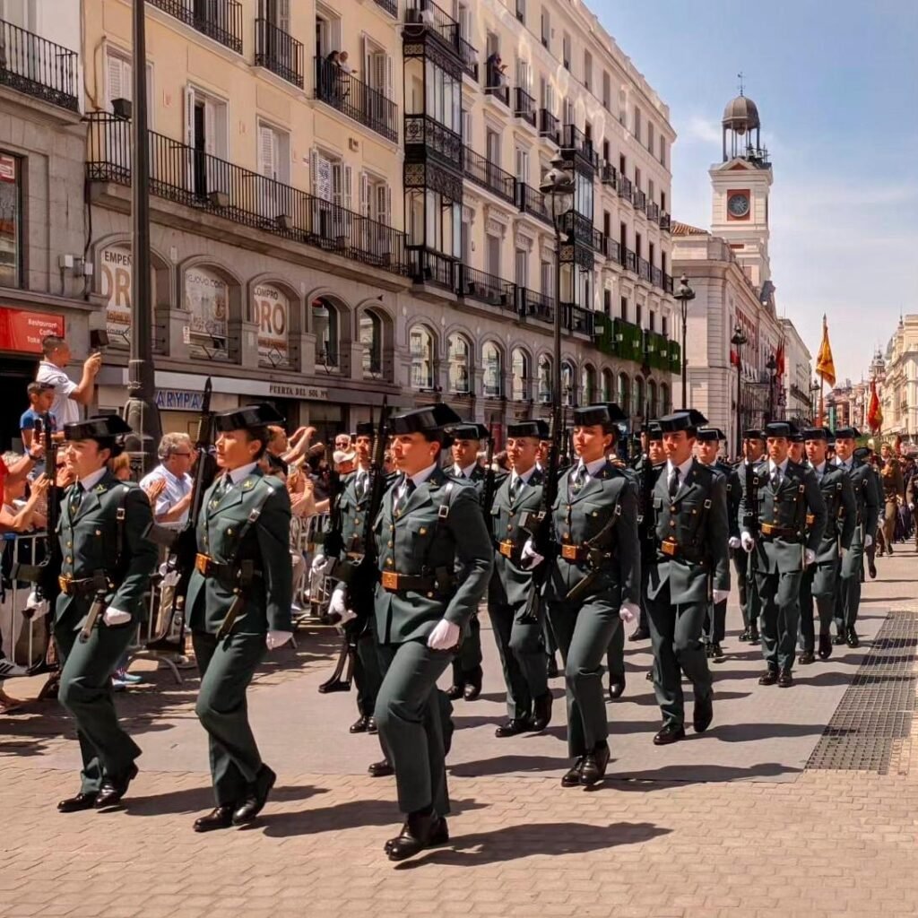 Organización de las zonas de la Guardia Civil