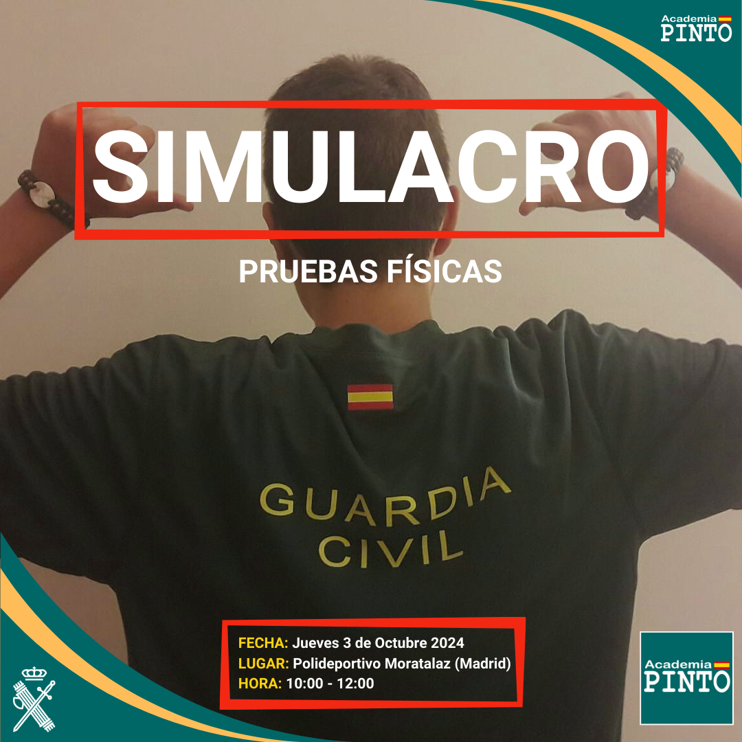 Simulacro Pruebas Físicas Guardia Civil 2024