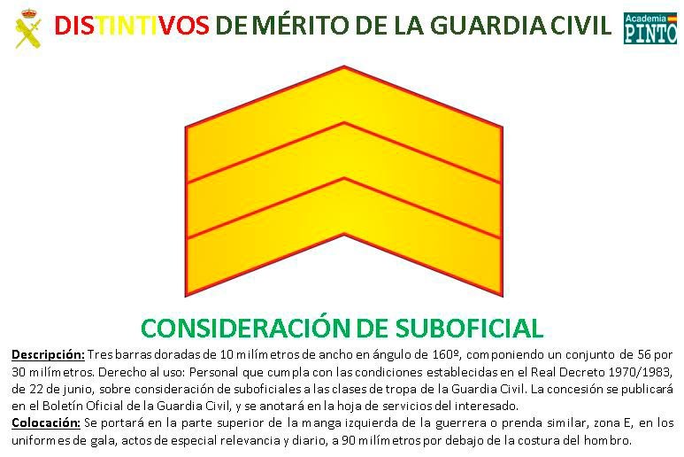 Distintivo Suboficial Guardia Civil