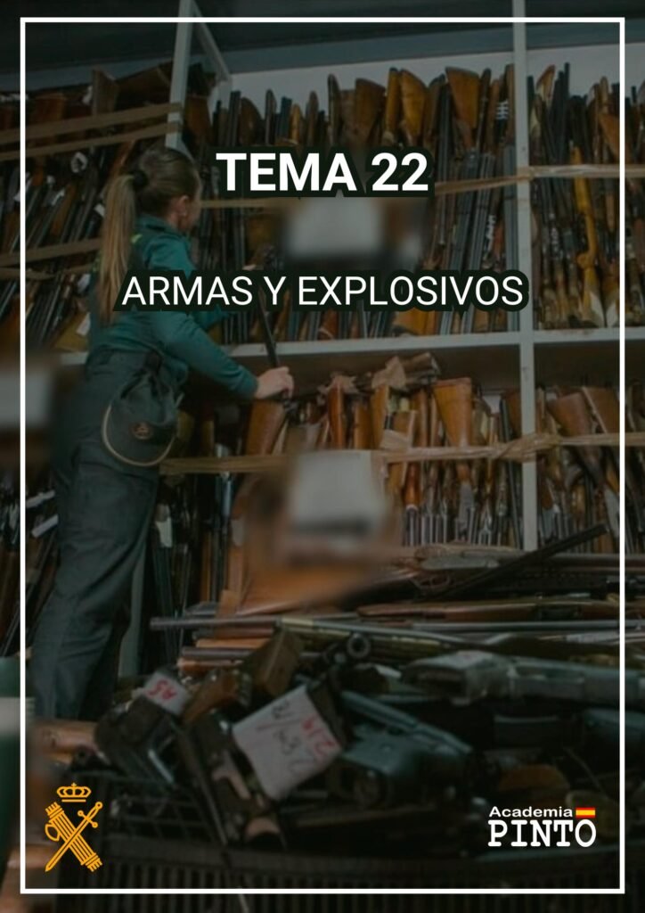 Test Oposiciones Guardia Civil. Tema 22