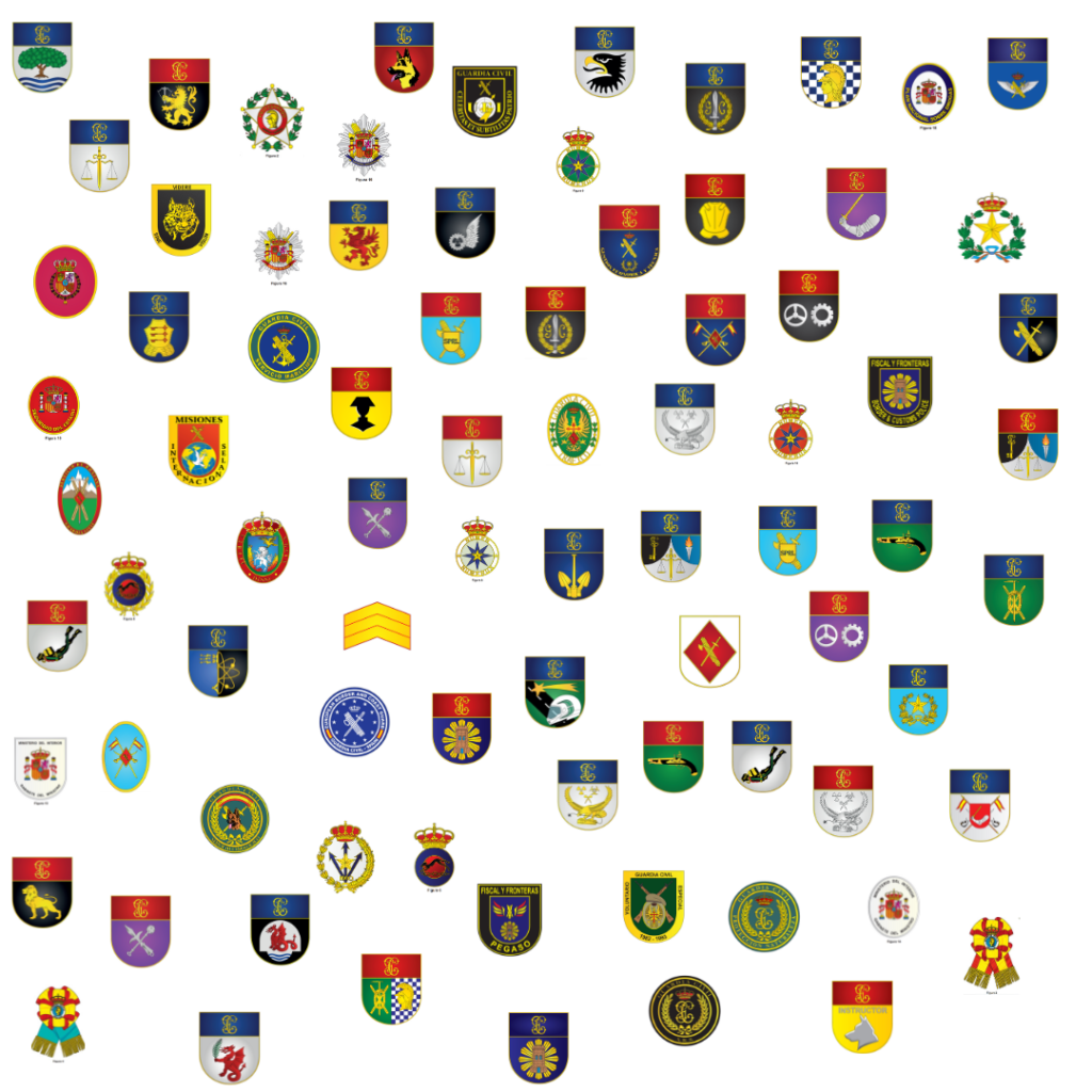 Emblemas y Distintivos de la Guardia Civil. Parte 2