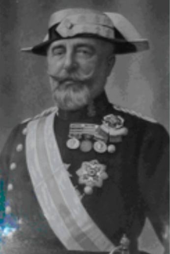 Retrato del Teniente General Ángel Aznar Butigieg, Director General de la Guardia Civil a comienzos del siglo XX