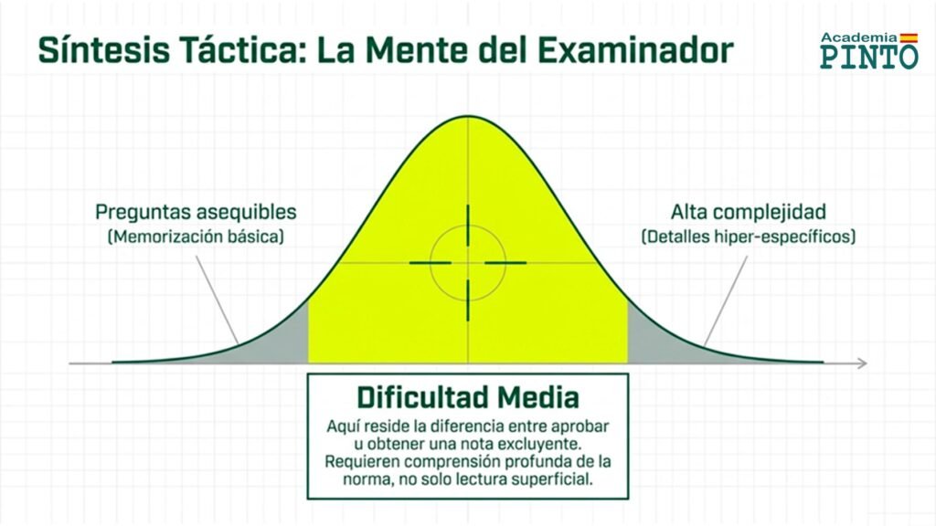 Análisis de dificultad del examen del Colegio de Guardias Jóvenes 2025