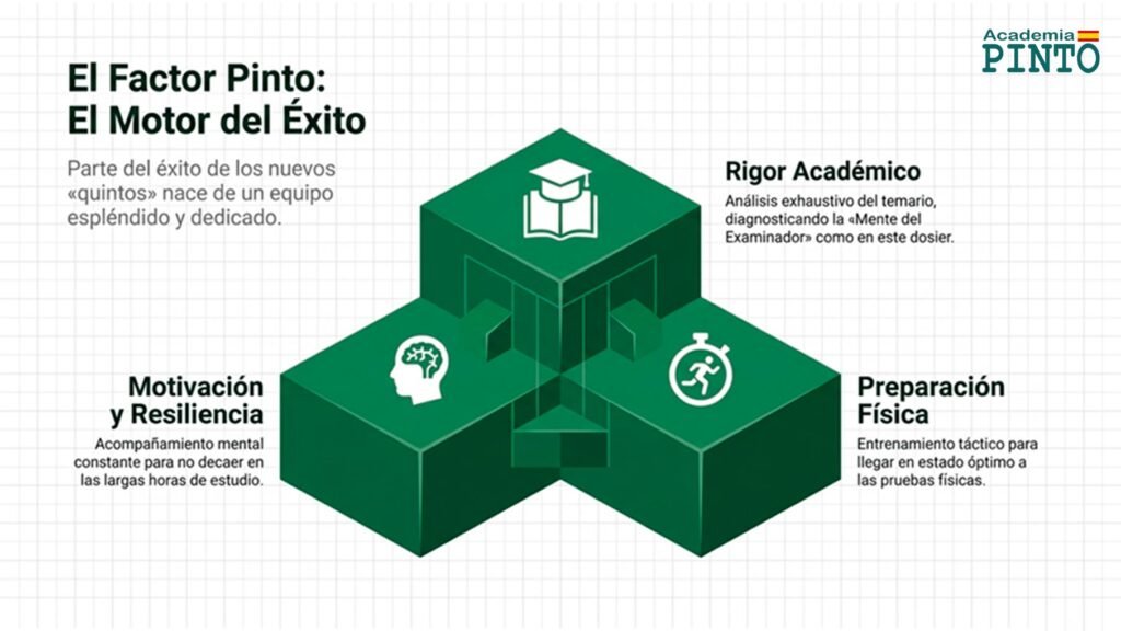 Método de preparación Academia Pinto para el Colegio de Guardias Jóvenes