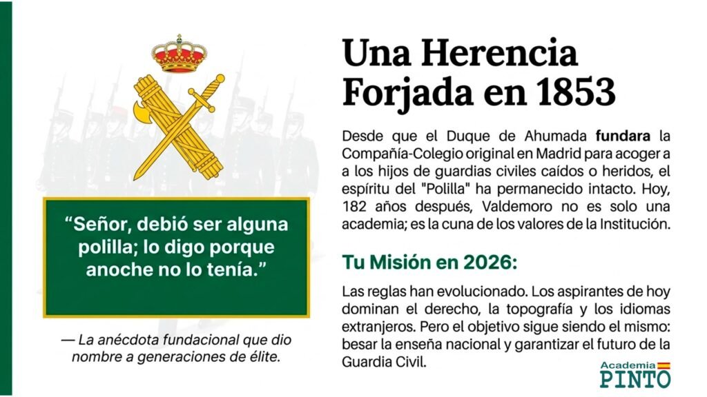Historia y origen del Colegio de Guardias Jóvenes desde 1853